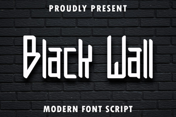 Black Wall Font: A Quirky Display Type for Creative Projects