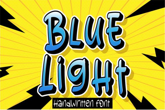Blue Light Font: A Modern Display Typeface for Creative Projects