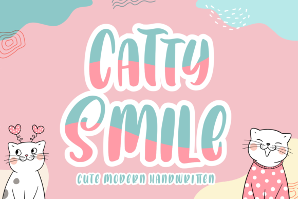 Catty Smile Font for Joyful Design Projects