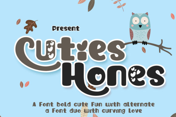 Cuties Hones: A Display Font That Elevates Brand Content