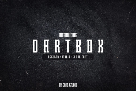 Dartbox Display Font for Editorial Design and Content Layouts