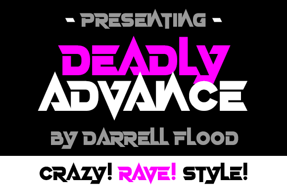 Deadly Advance Font: A Dynamic Typeface for Creative Makers