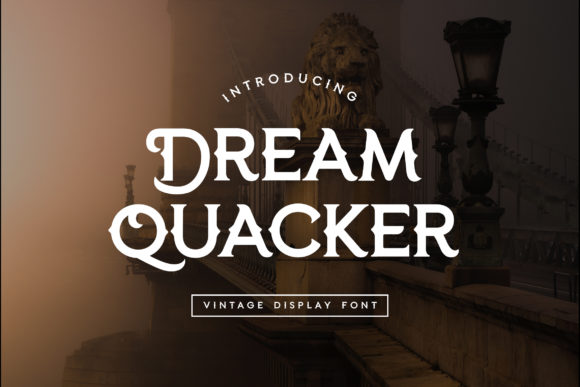 Dream Quacker Font for Nostalgic Craft Designs