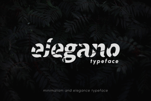 Elegano Display Font for Nostalgic and Modern Craft Projects