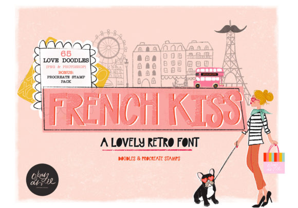 French Kiss Font Review: A Retro Display Design Favorite