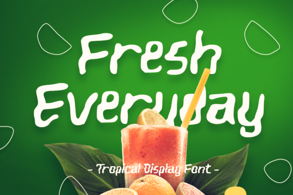 Fresh-Everyday Font: A Joyful Typeface for Editorial Design