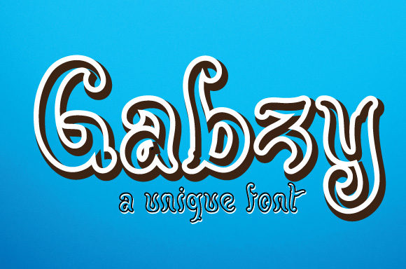 Gabzy Display Font for Vibrant Editorial Design