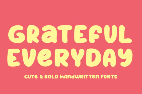 Grateful Everyday Font Review: A Quirky Display Typeface for Creative Projects