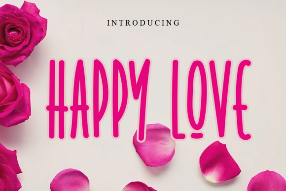 Happy Love Font for Web Design