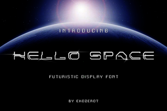 Hello Space Font: A Futuristic Typeface for Bold Campaigns