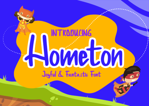 Hometon Font: A Display Typeface for Thoughtful Design