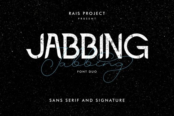 Jabbing Font: A Modern Display Typeface for Bold Designs