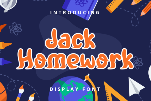 Jack Homework Font: A Playful Typeface for Creative Branding