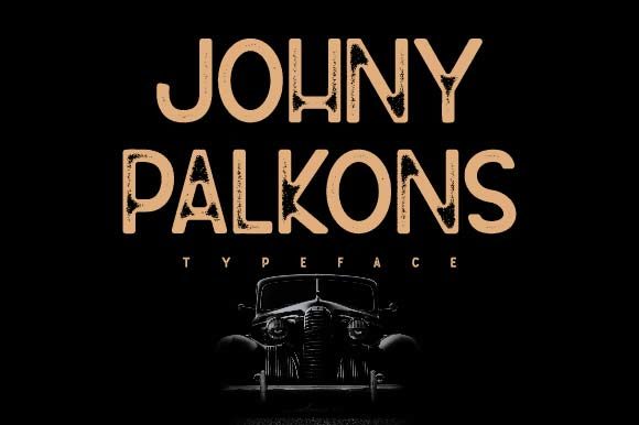 Johny Palkons Display Font for Editorial and Design Projects