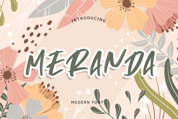 Meranda Font Review: A Playful Display Typeface for Creative Branding