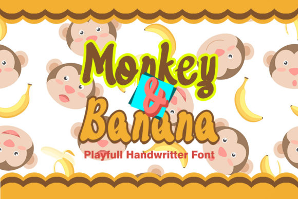 Monkey and Banana Font for Vibrant Campaigns