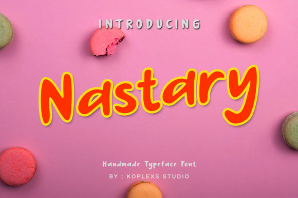 Nastary Display Font for Handmade and Craft Creations
