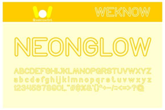 Neon Glow: A Display Font for Vibrant Editorial Design