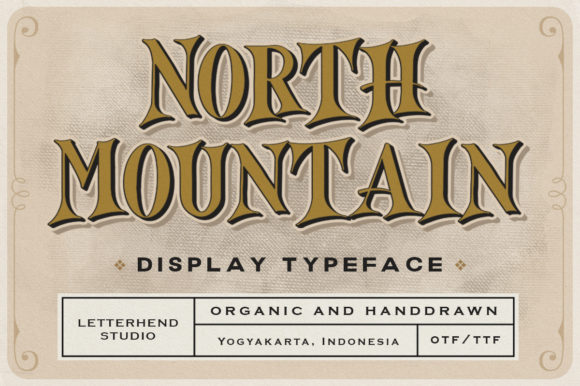 North Mountain Font for Editorial Design Projects