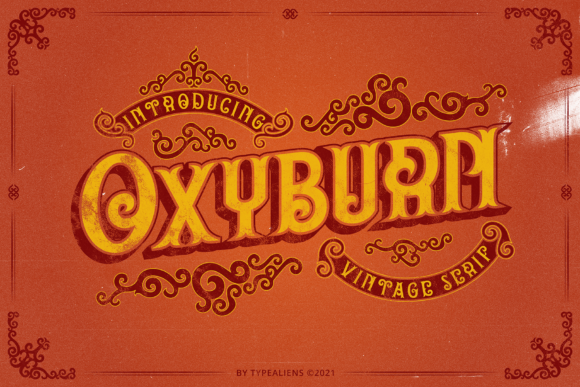 Oxyburn Font for Bold Web Typography