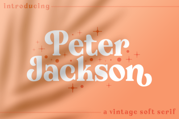 Peter Jackson Font: A Vintage-Style Display Typeface for Creative Projects