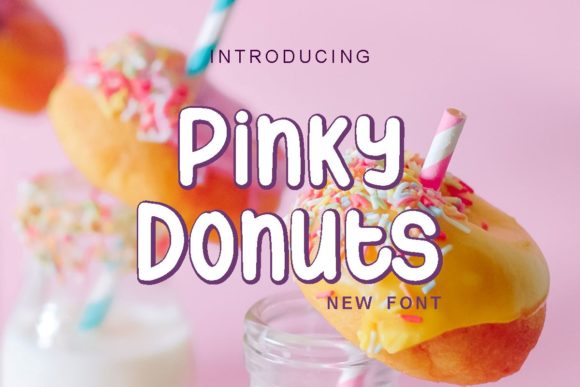 Pinky Donuts Font for Playful and Eye-Catching Campaigns