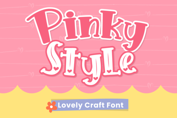 Pinky Style Font for Quirky and Sweet Branding Projects