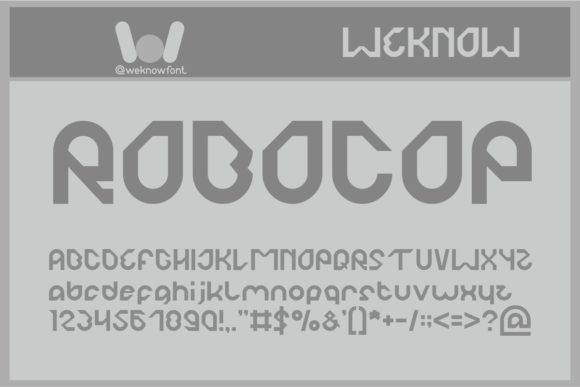 Robocop Font Review: A Futuristic Display Typeface for Creative Designers