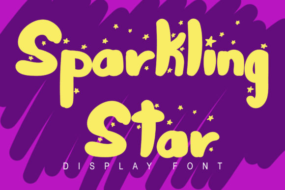 Sparkling Star Font for Small Business Branding