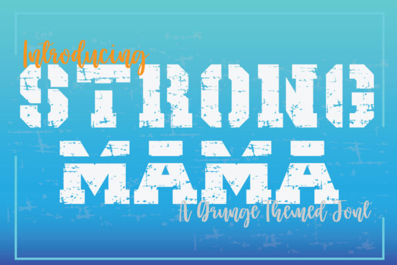 Strong Mama Display Font for Creative Projects