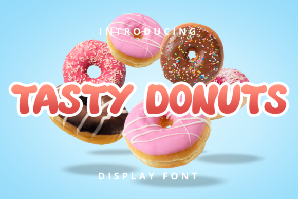 Tasty Donuts: A Display Font That Elevates Your Campaign Design