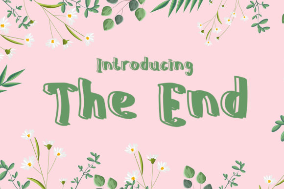 The End Font for Joyful Branding and Creative Projects