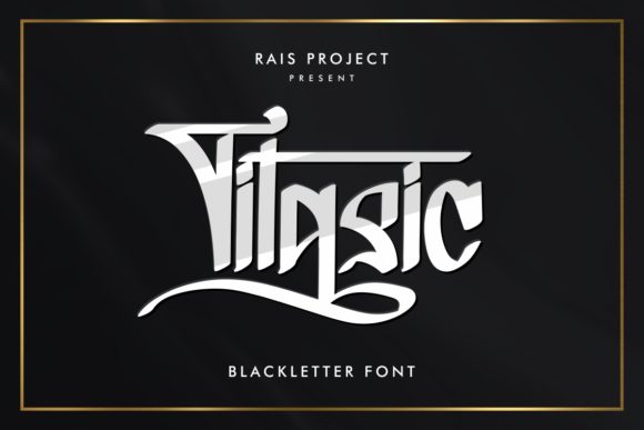 Titasic Font: A Bold Display Typeface for Brand Impact
