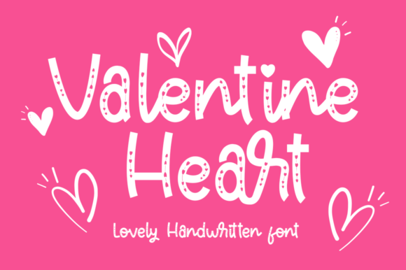 Valentine Heart Font for Creative Branding Projects