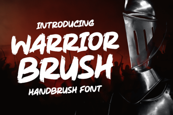 Warrior Brush Font: A Daring Display Typeface for Web Design